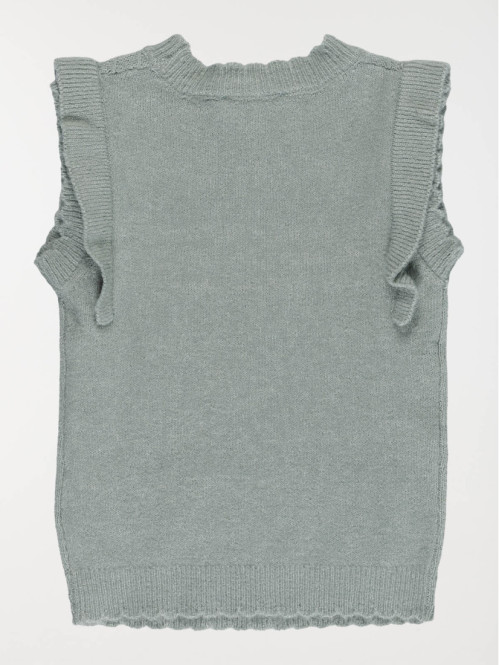 Pull sans manches fille...