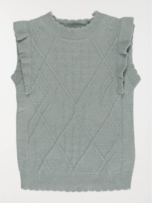 Pull sans manches fille (3-12A)