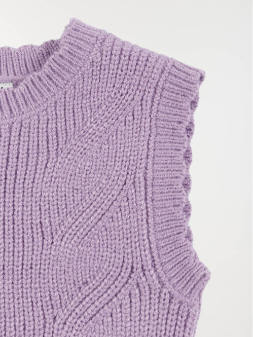 Pull sans manches fille...