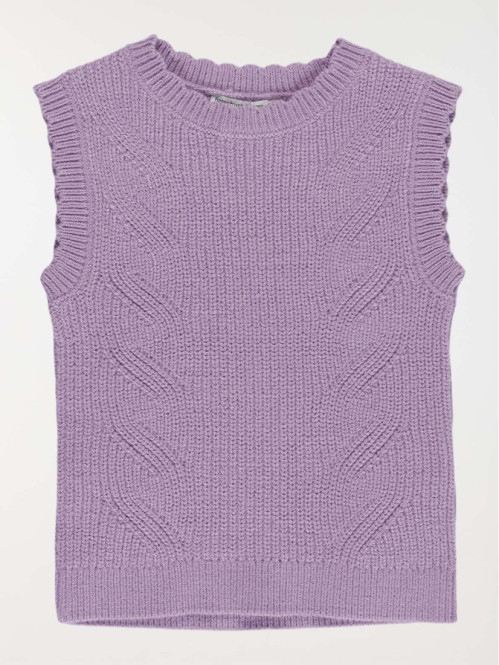 Pull sans manches fille (3-12A)