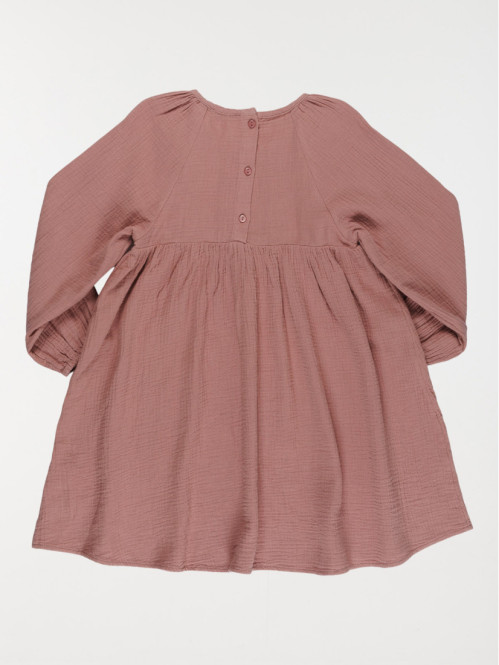 Robe smockée et brodée...