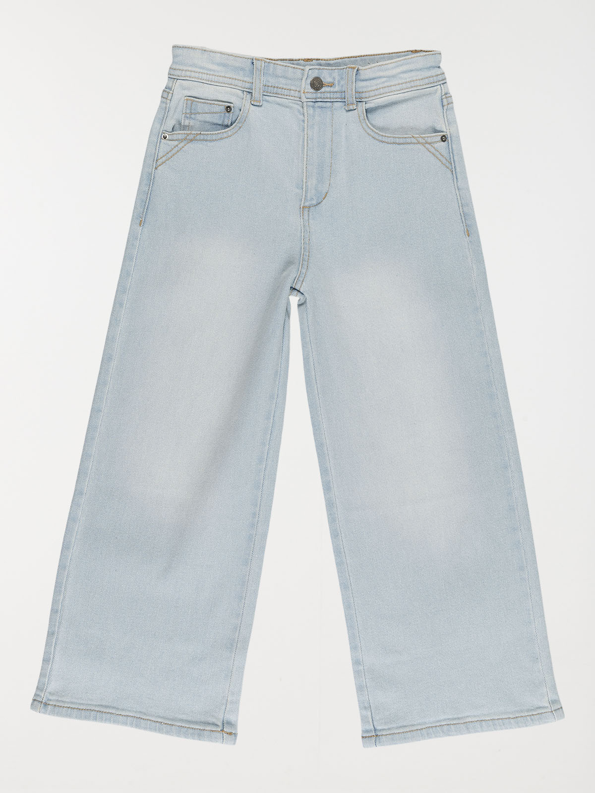Jean wide leg bleached fille (3-12A)