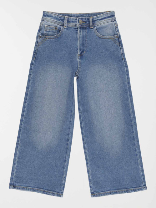 Jean wide leg stone fille...