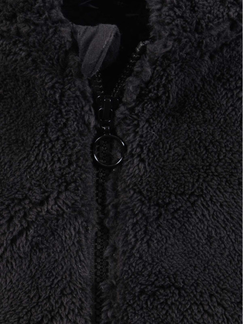 Sweat zippé tout doux fille...