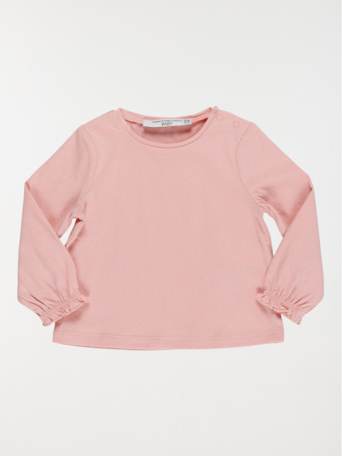 Ensemble t-shirt/salopette fille (3-36M) Ensemble t-shirt/salopette fille (3-36M)