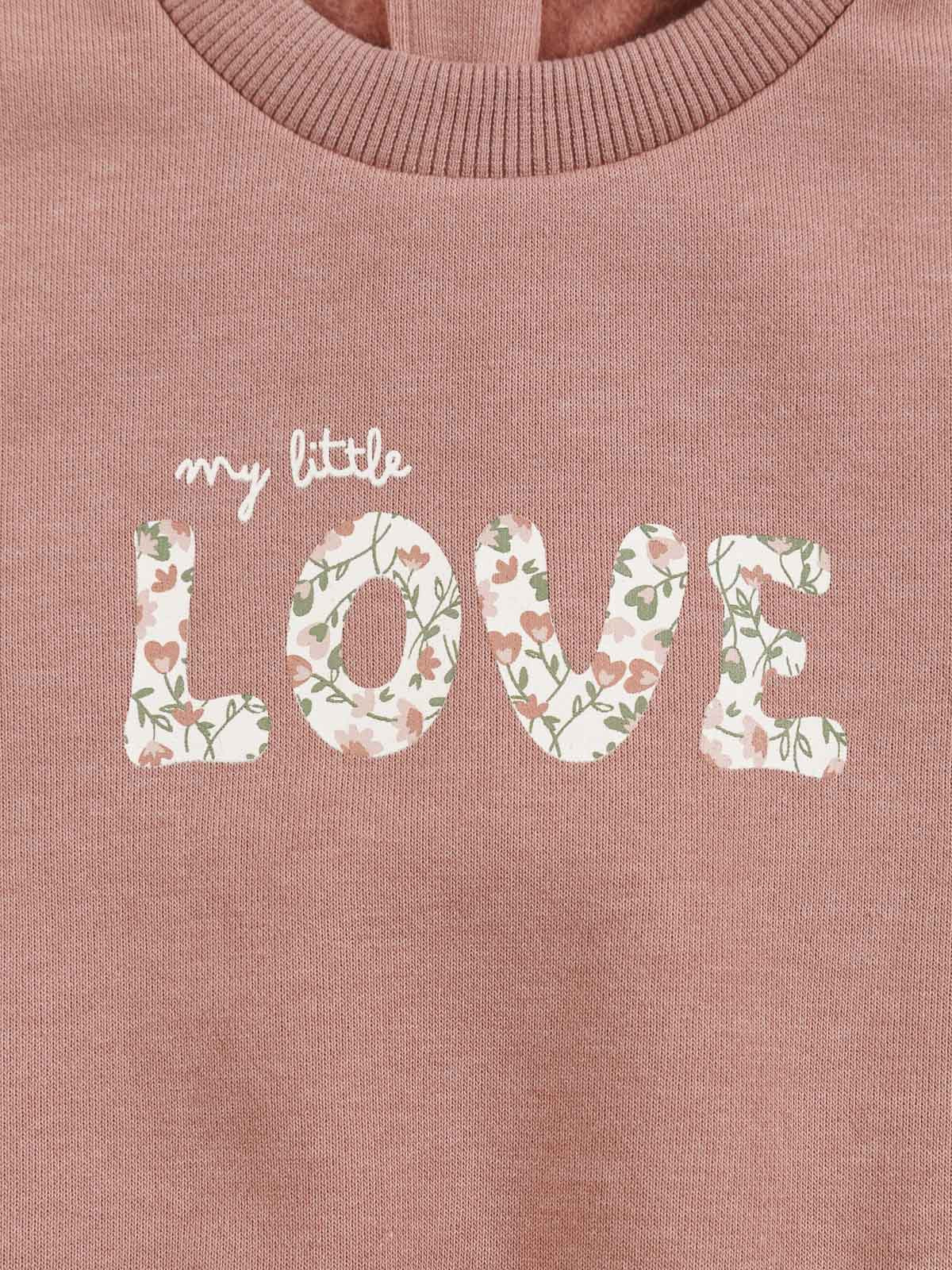 Ensemble fille legging et sweat (3-36M) Ensemble fille legging et sweat (3-36M)