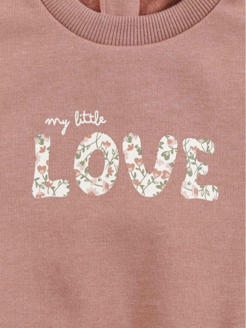 Ensemble fille legging et sweat (3-36M) Ensemble fille legging et sweat (3-36M)