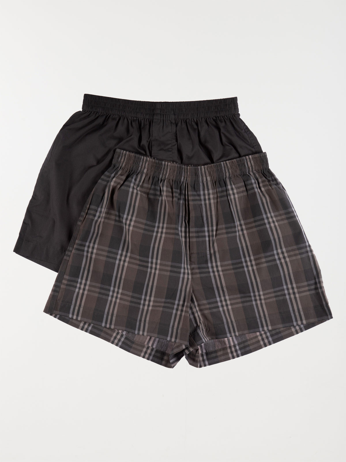 Lot de 2 caleçons homme gris