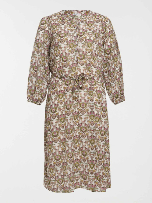 Robe longue imprimée femme...