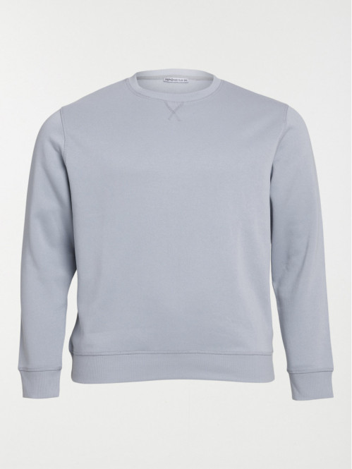 Sweat uni col rond grande...