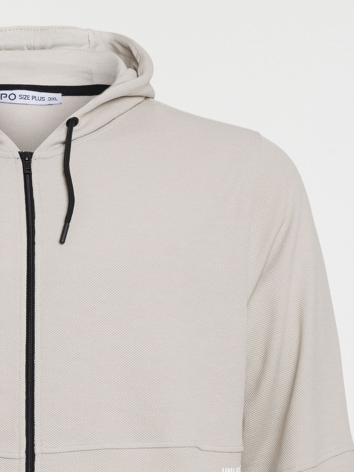 Sweat grande taille à capuche homme