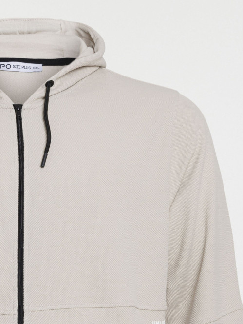 Sweat grande taille à...