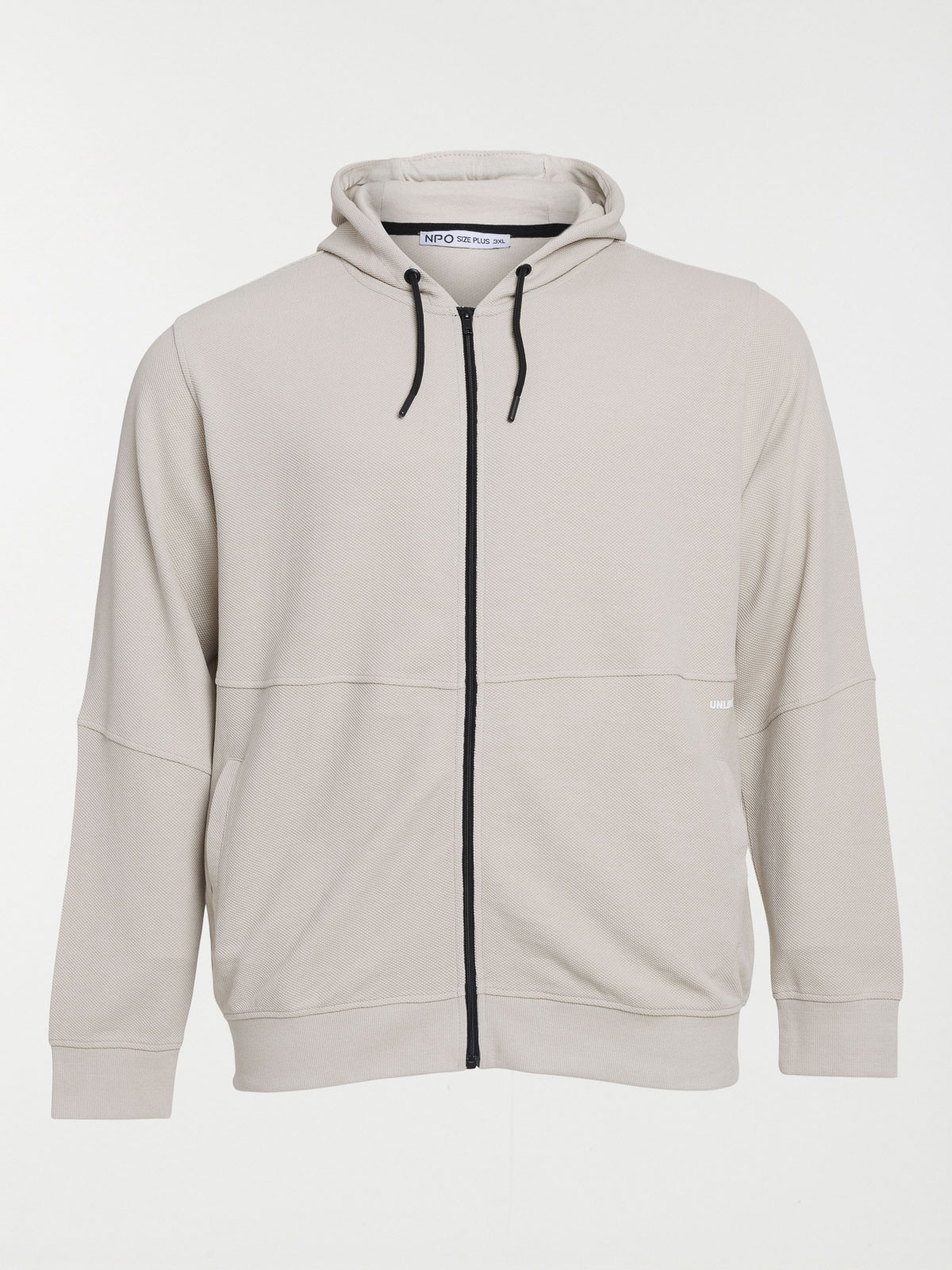 Sweat grande taille à capuche homme