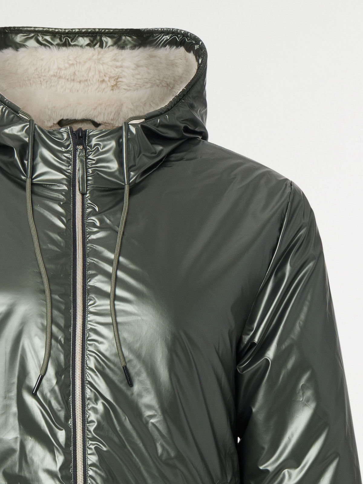 Parka à capuche femme grande taille