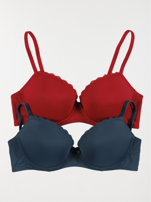 Lot de 2 soutiens-gorge...