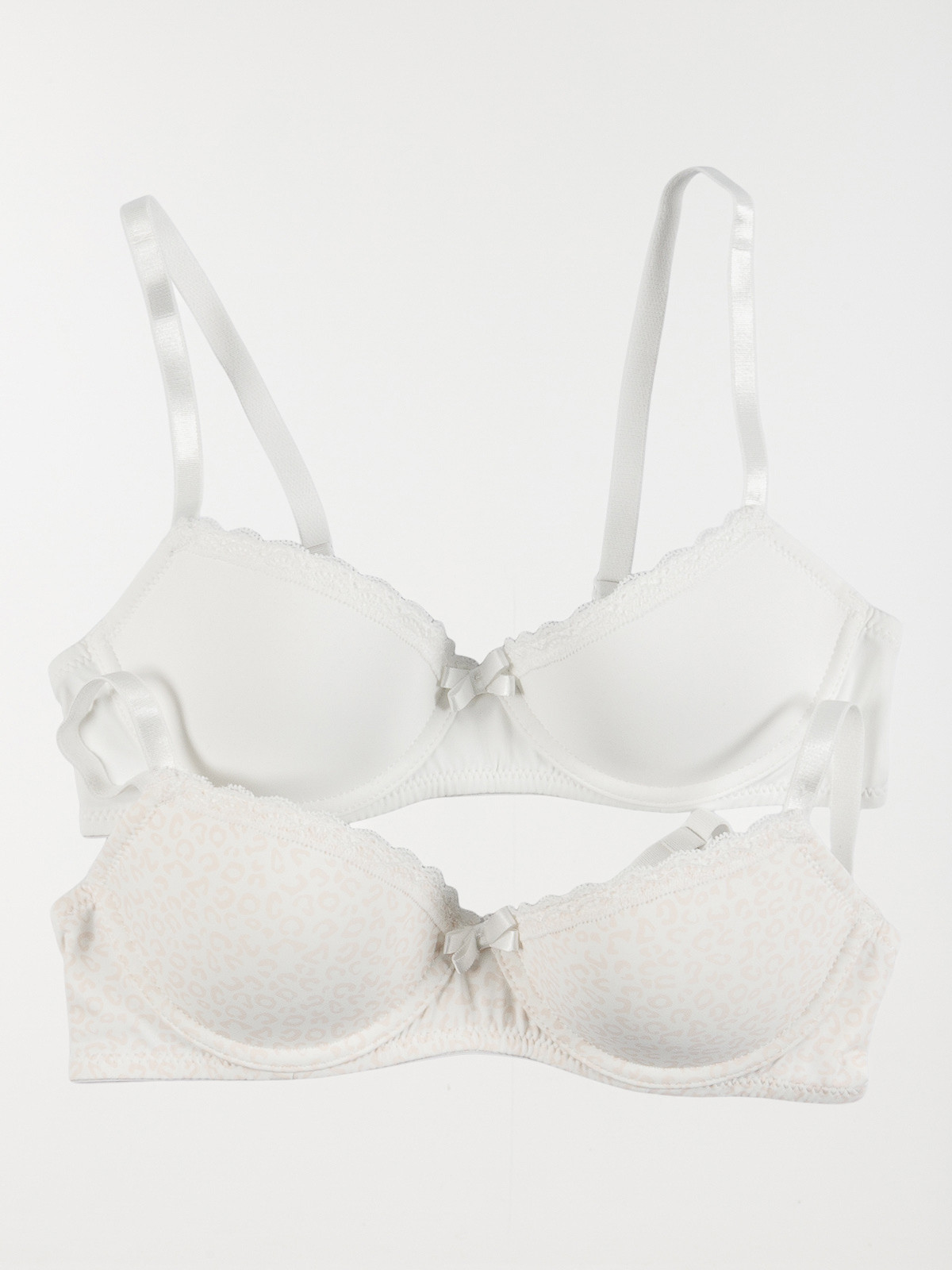Lot de 2 soutiens-gorge léopard fille