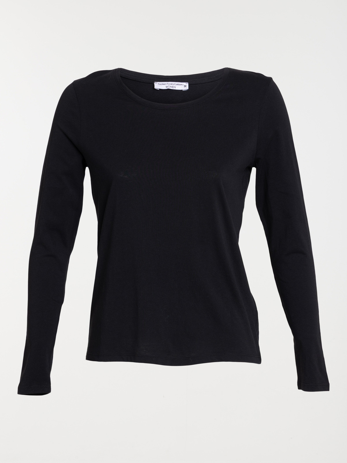 T-shirt manches longues noir femme
