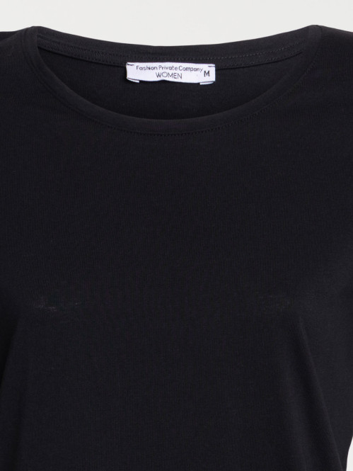 T-shirt manches longues noir femme T-shirt manches longues noir femme