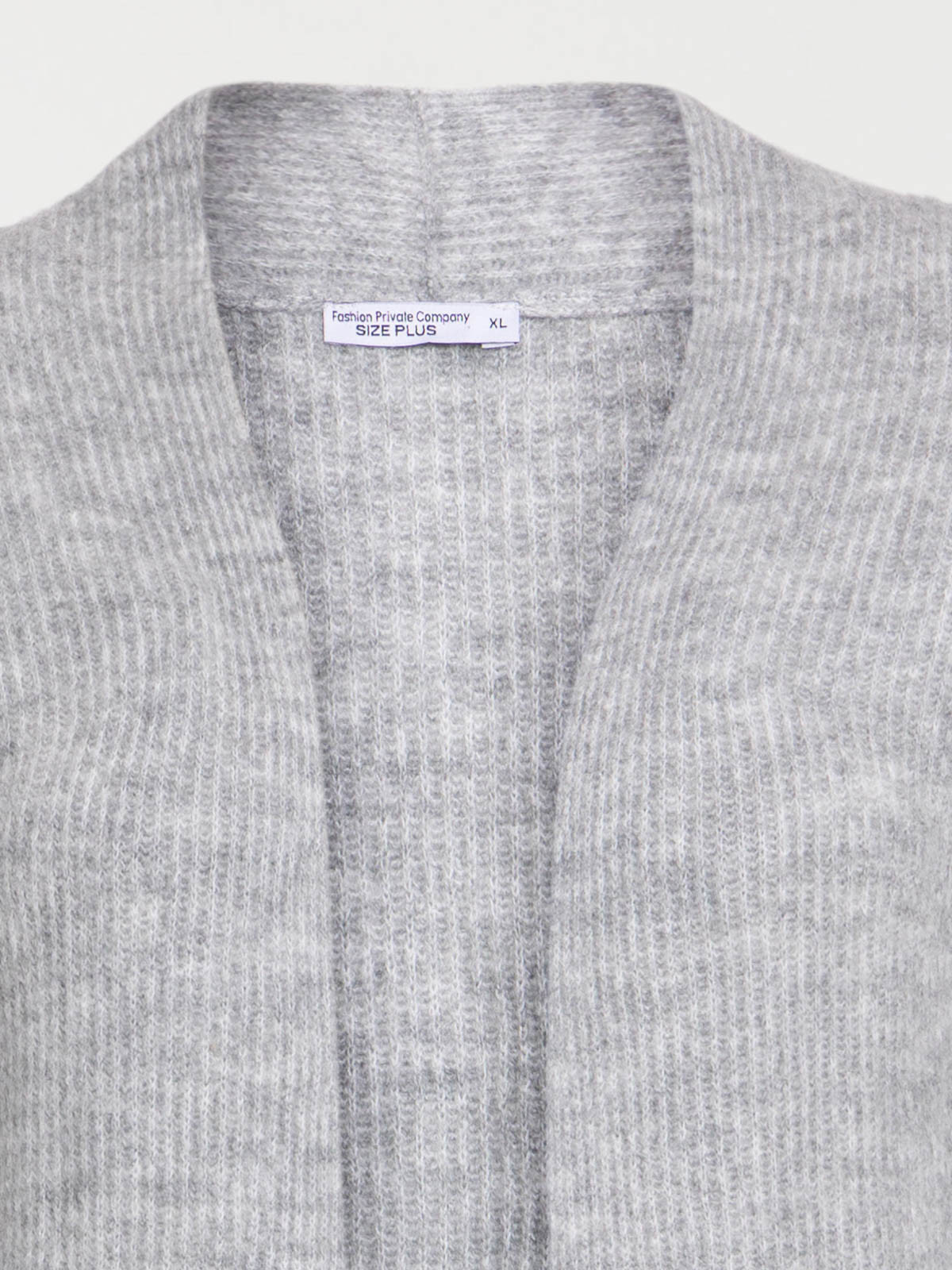 Gilet ouvert grande taille femme