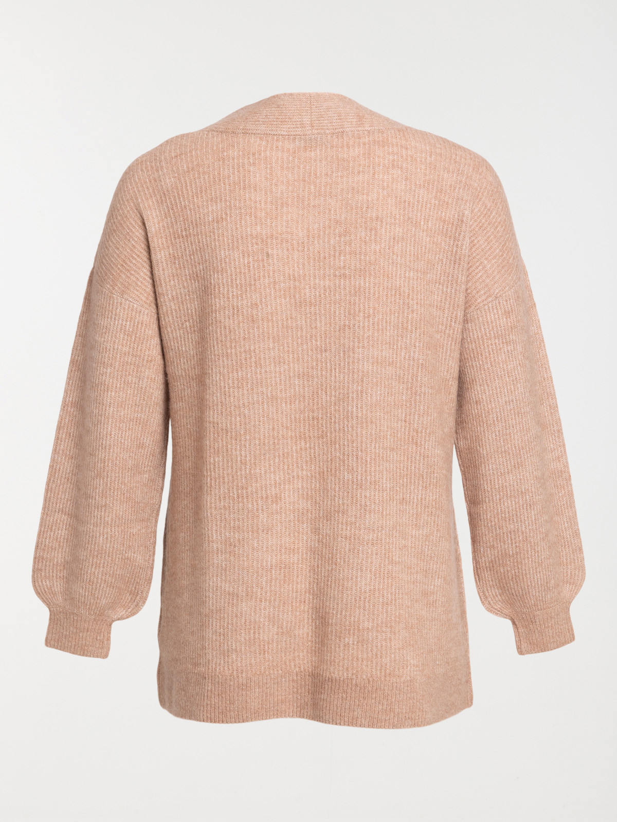 Gilet ouvert femme grande taille