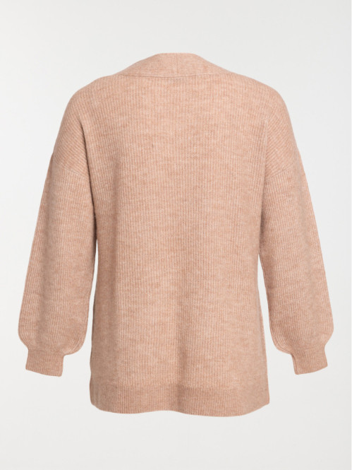 Gilet ouvert femme grande...