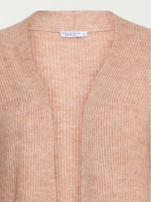 Gilet ouvert femme grande...