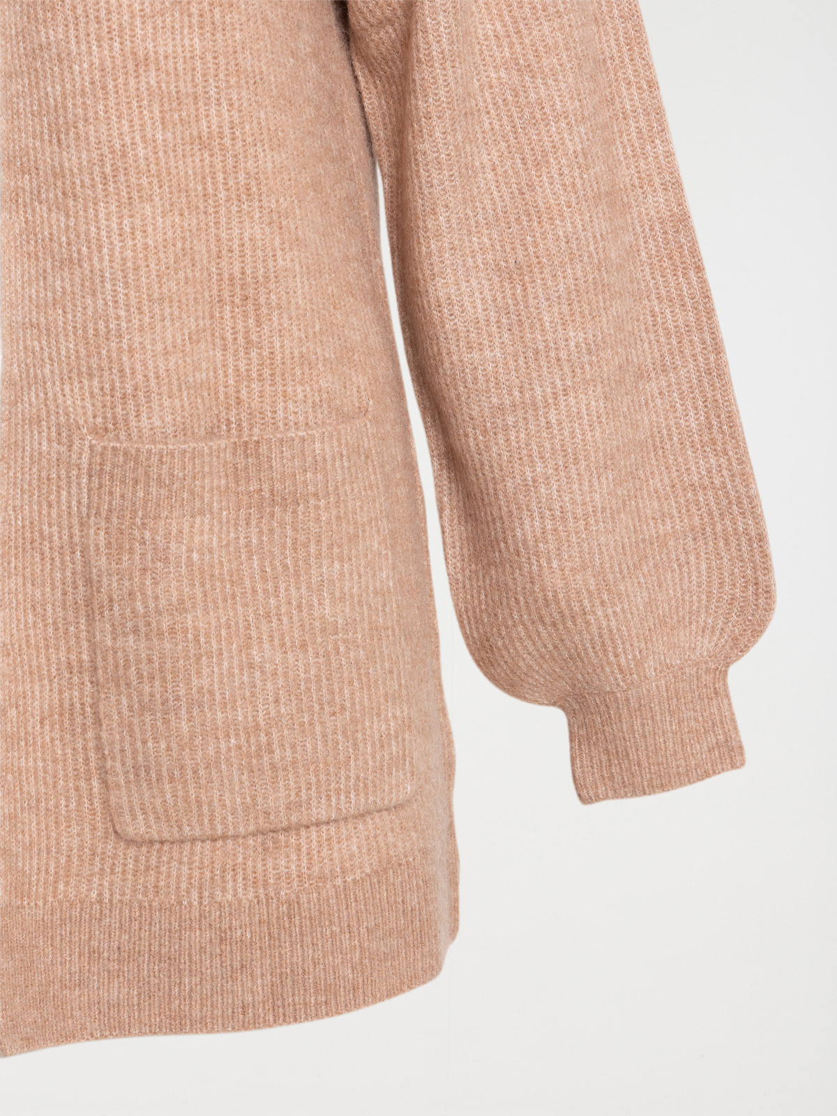 Gilet ouvert femme grande taille