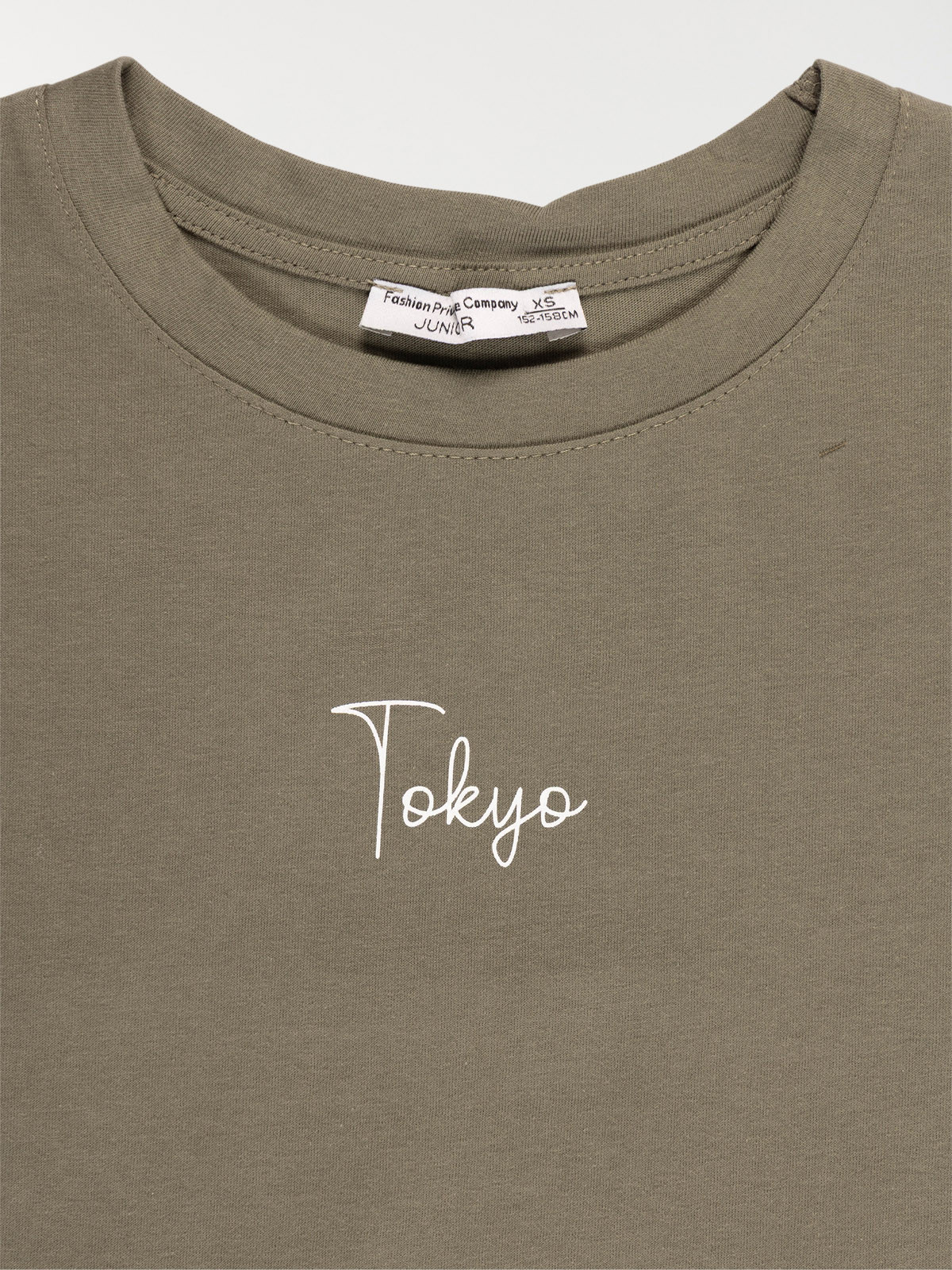 T-shirt blanc Tokyo fille (XXS-M) T-shirt blanc Tokyo fille (XXS-M)