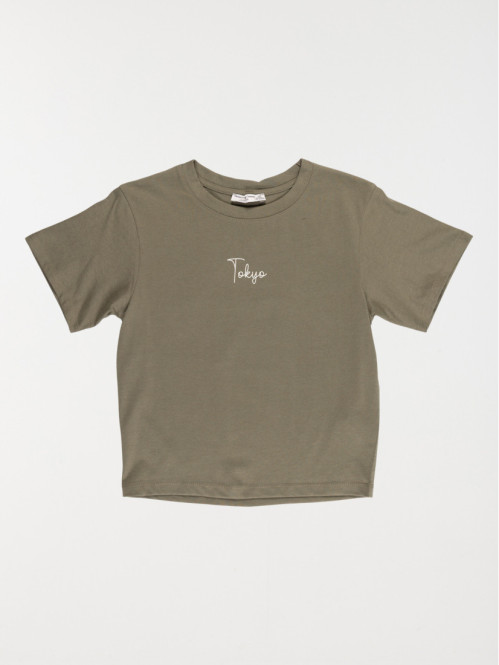 T-shirt blanc Tokyo fille (XXS-S)