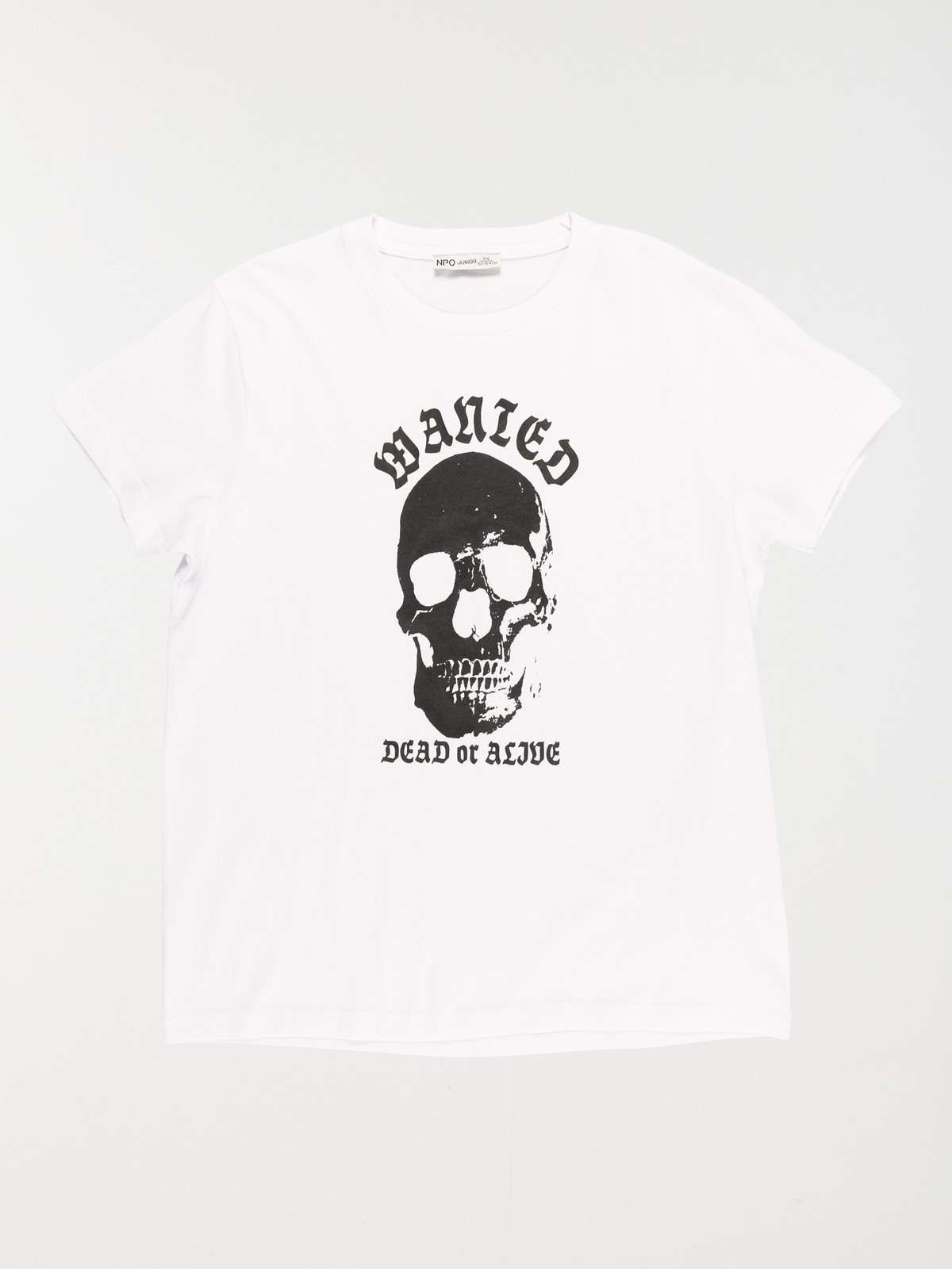 Tee-shirt tête de mort garçon (XXS-S)