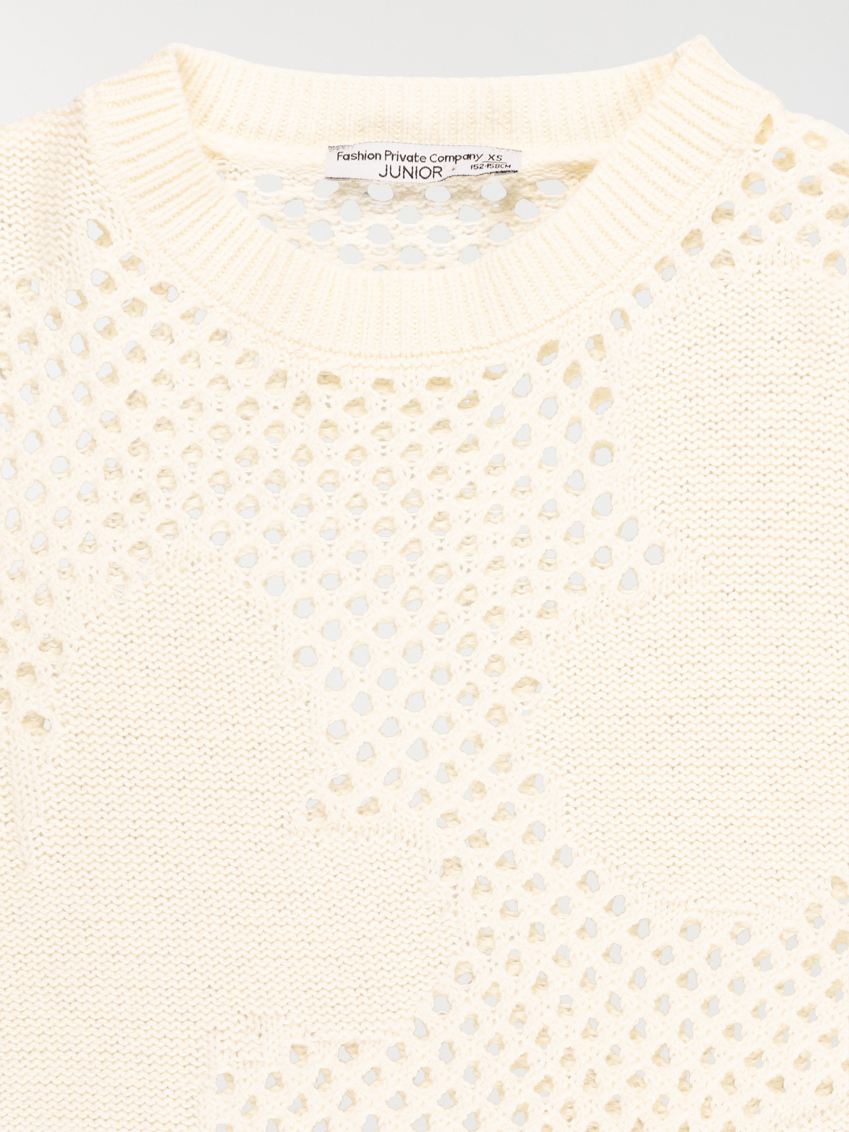 Pull ajouré papillon fille (XXS-M) Pull ajouré papillon fille (XXS-M)