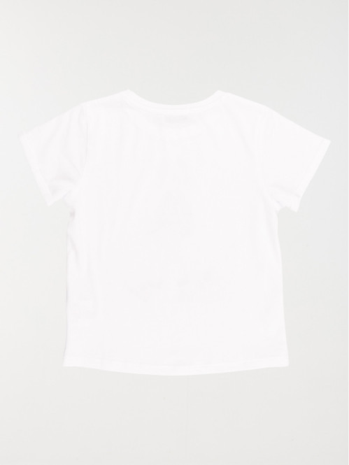Tee-shirt blanc imprimé...