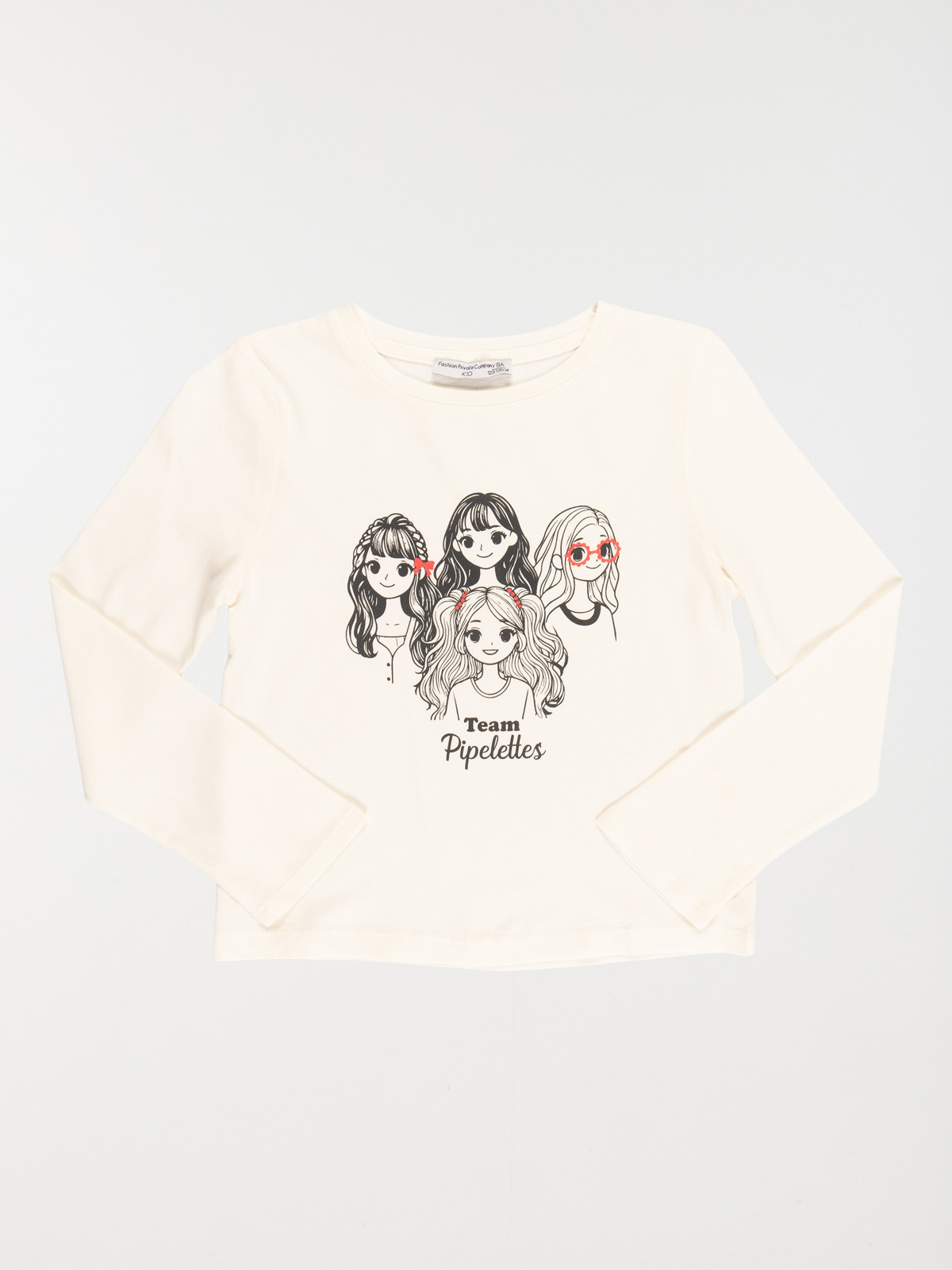 Tee-shirt team pipelettes fille (3-12A)