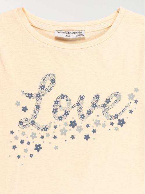 Tee-shirt love fille (3-12A)
