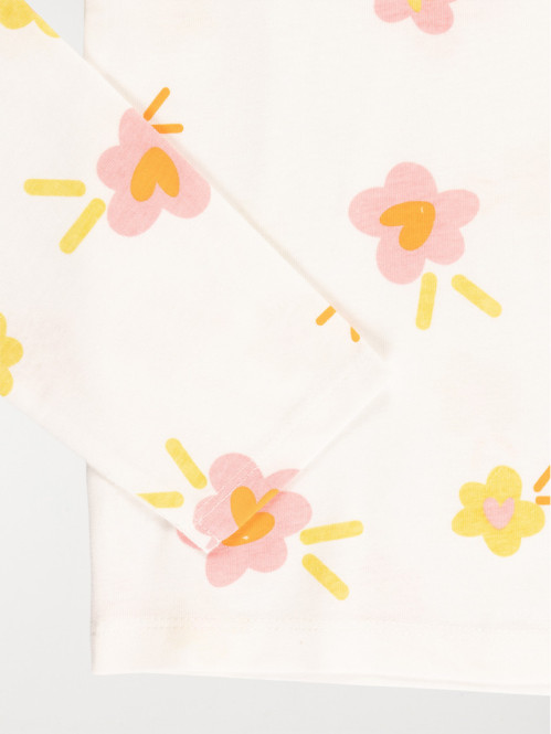 Tee-shirt fleuri fille (3-12A)