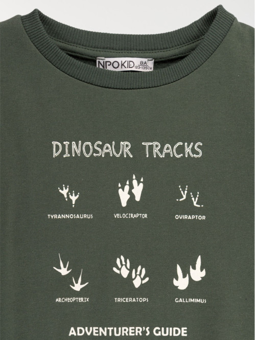 Sweat dinosaure garçon (3-12A)