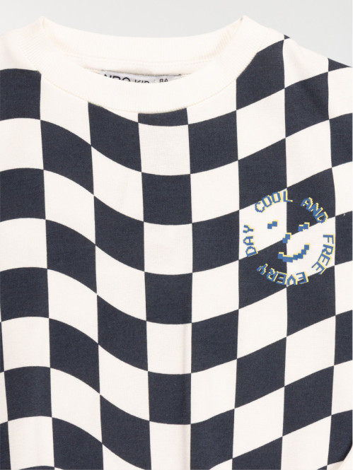 Sweat à damier garçon (3-12A)