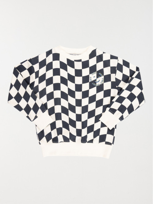 Sweat à damier garçon (3-12A)