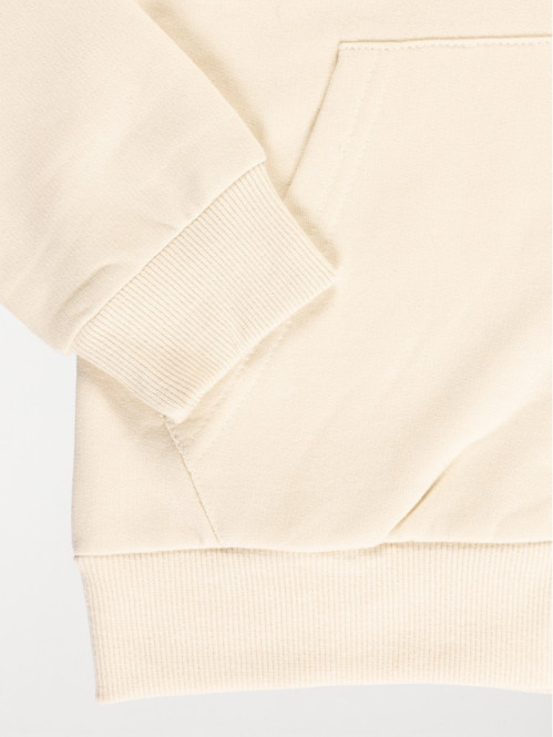 Sweat uni zippé à capuche...