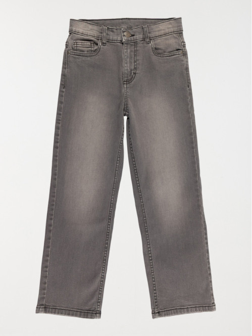 Jean straight gris garçon (3-12A)