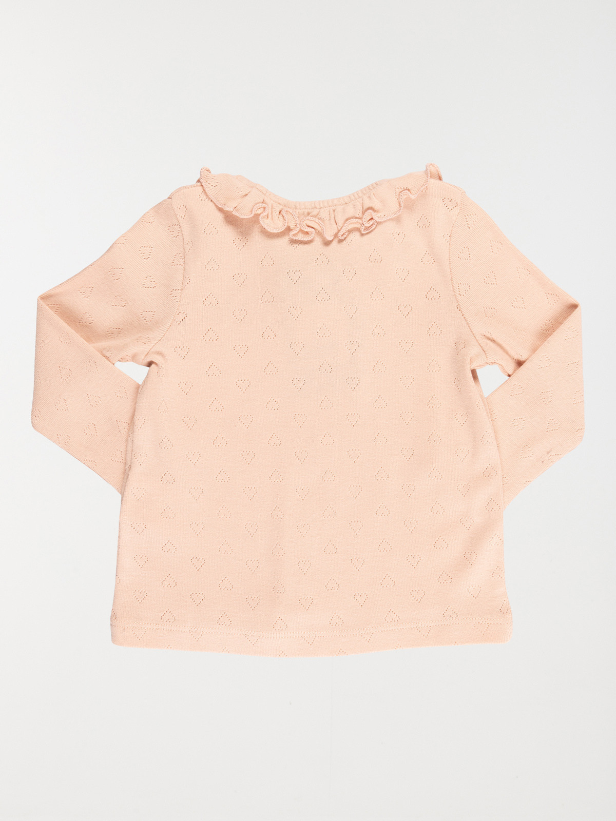 T-shirt fleur brodée fille (3-36M)