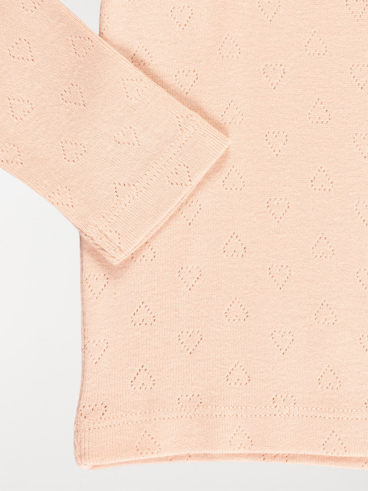 T-shirt fleur brodée fille (3-36M)