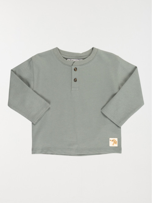 Tee-shirt boutonné garçon...