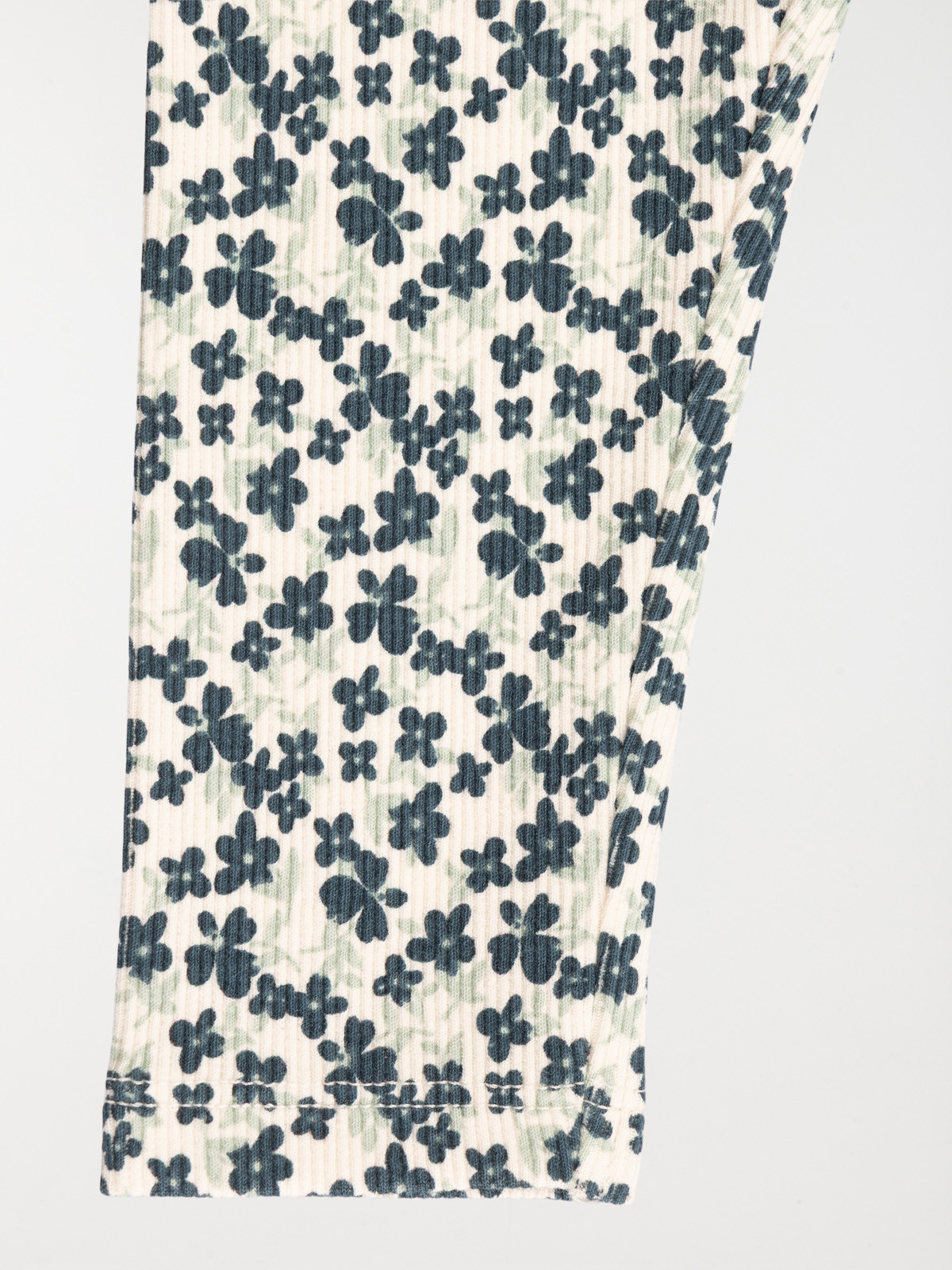 Legging côtelé fleuri fille (3-36M)