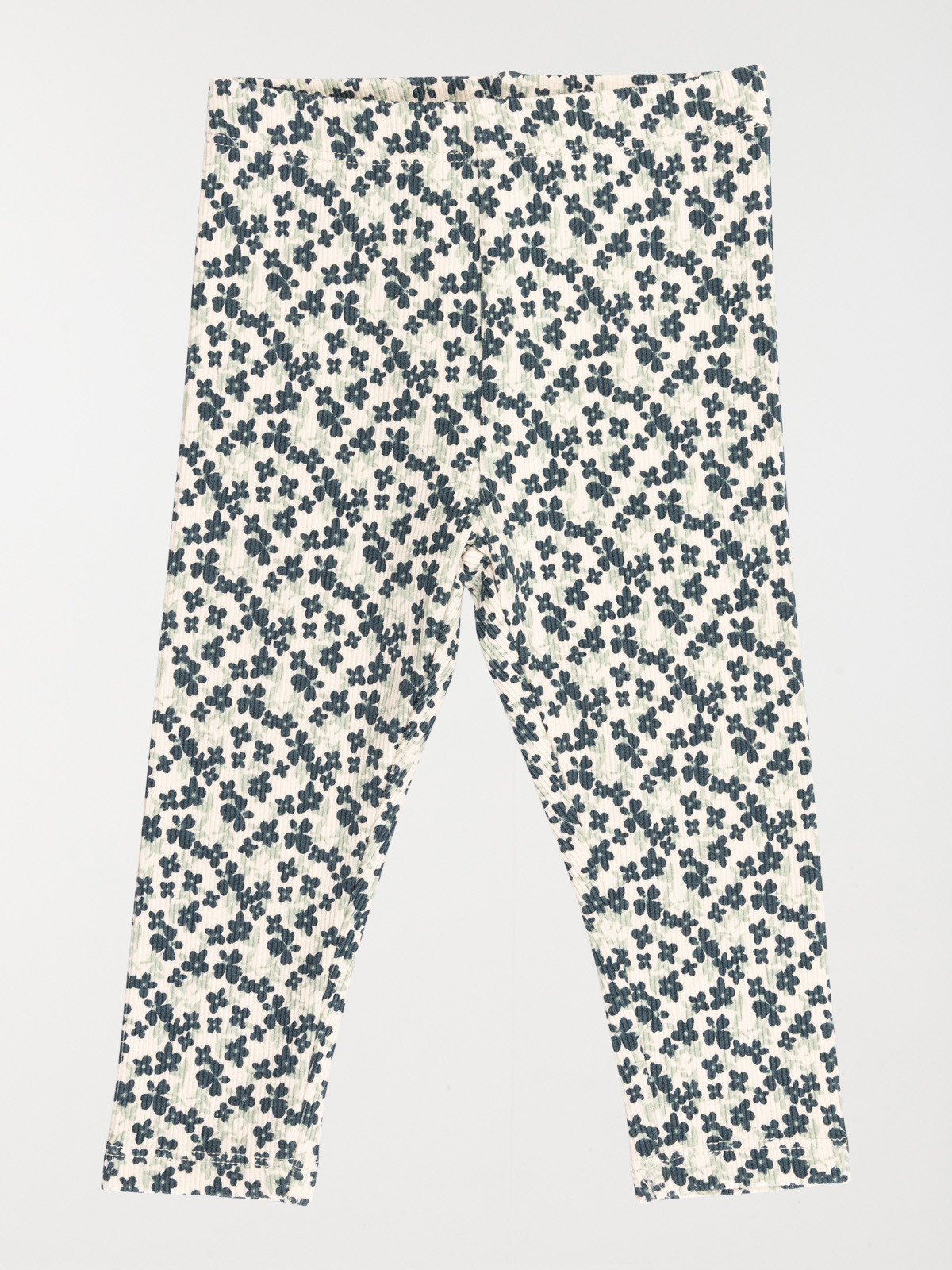 Legging côtelé fleuri fille (3-36M)