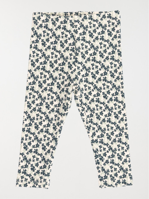 Legging côtelé fleuri fille (3-36M)