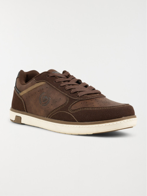 Baskets lacets homme marron 40 46