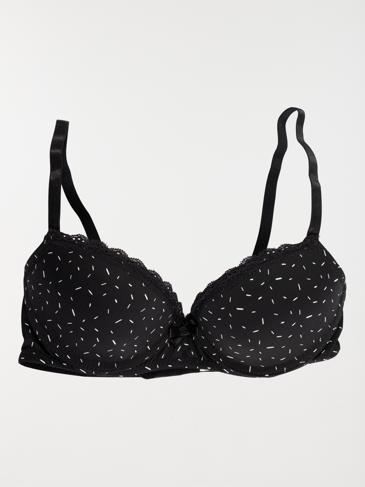 Lot de 2 soutiens-gorge noirs fille