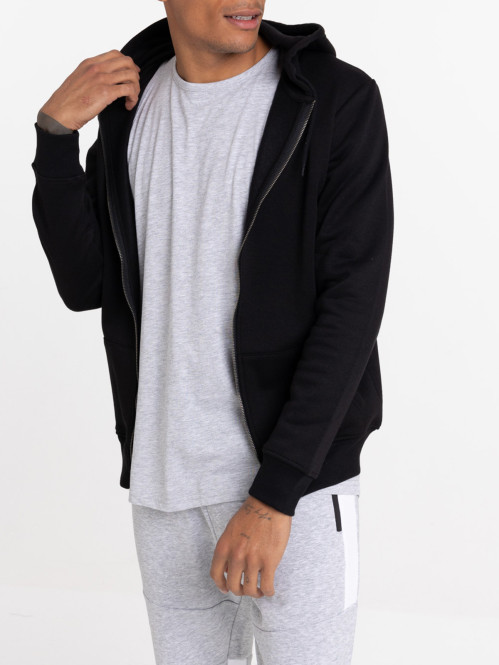 Sweat à capuche noir homme