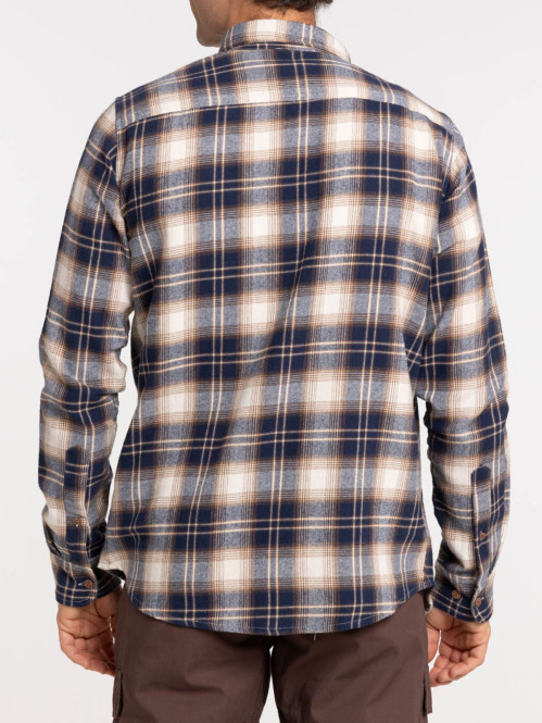 Chemise à carreaux mastic...